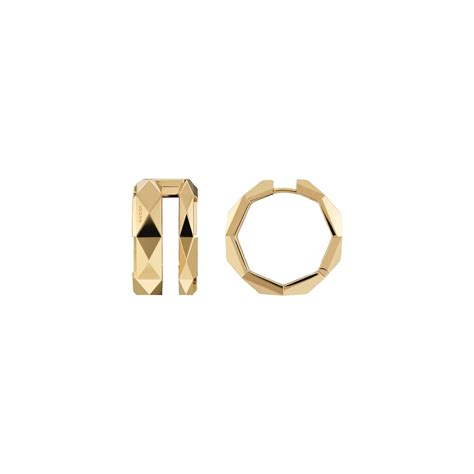 gucci link earrings gold|gucci earrings flannels.